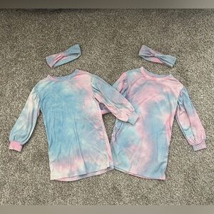 Girls Dresses and Matching Headbands